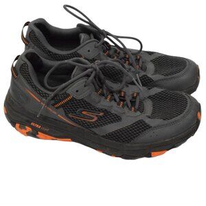 Skechers Mens Go Run Trail Altitude Gray Orange Running Hiking Shoe Sneakers 8.5